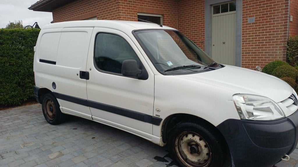 peugeot partner, Auto's, Voorwielaandrijving, Stof, Wit, 2 zetels