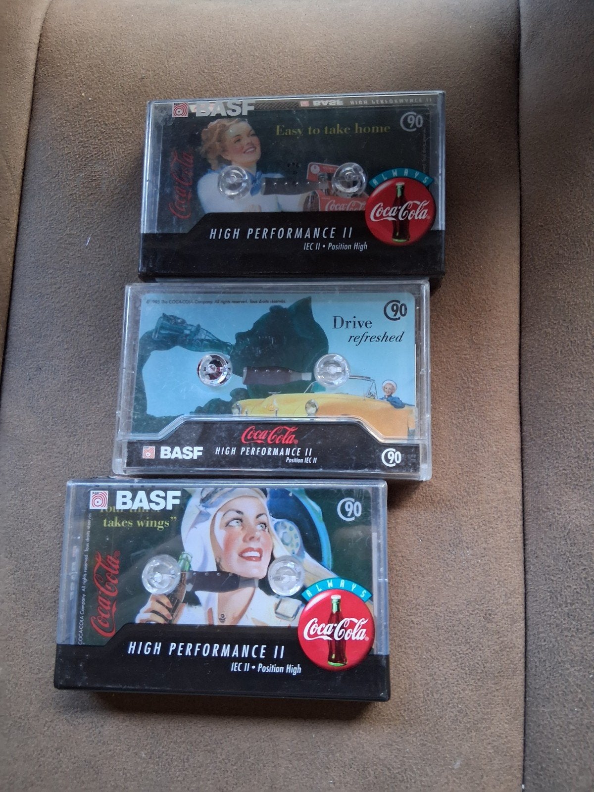 3 cassettes de coca cola, TV, Hi-fi & Vidéo, Enlèvement ou Envoi