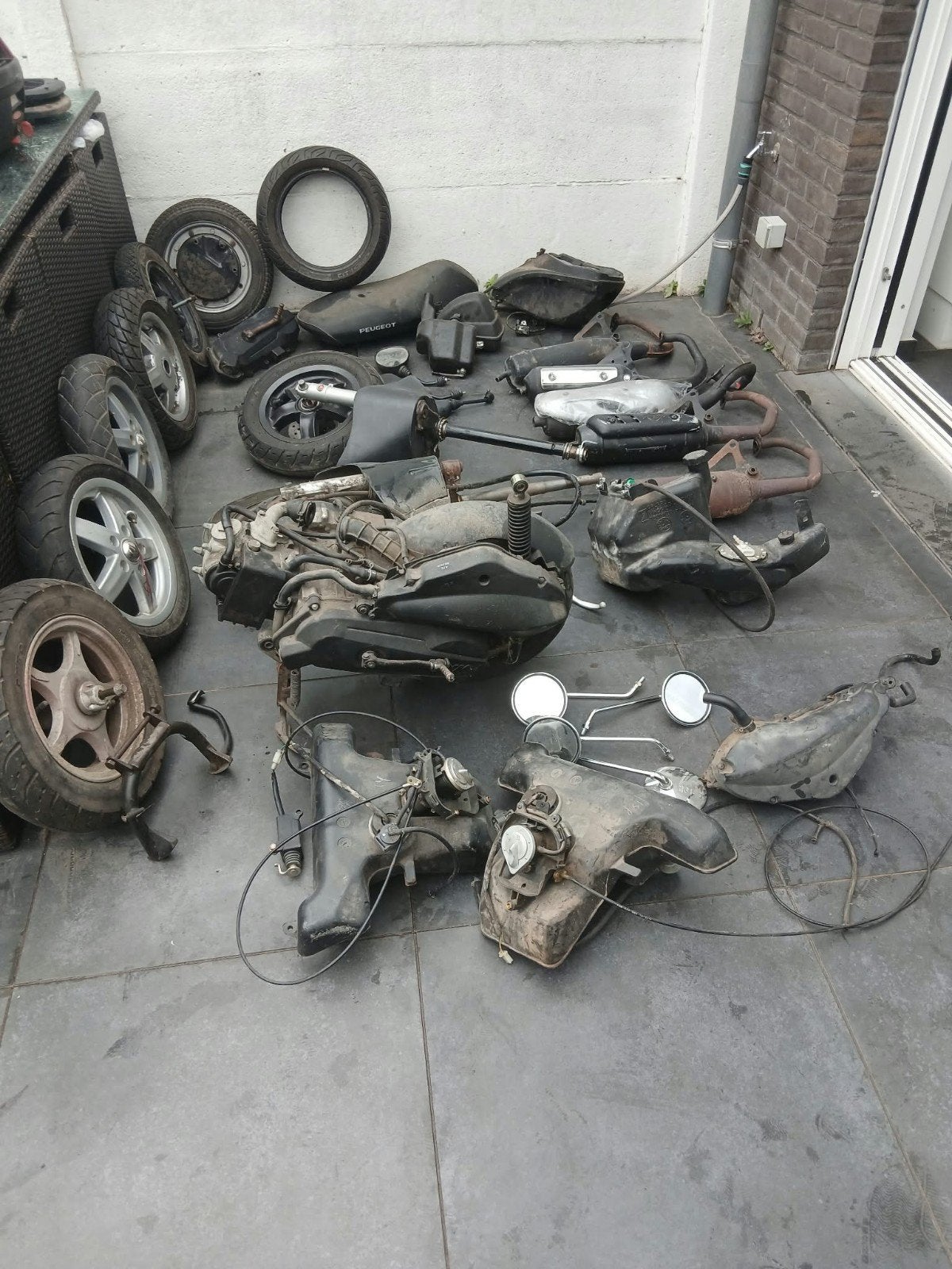 scooter onderdelen, Enlèvement, Bloc, Peugeot