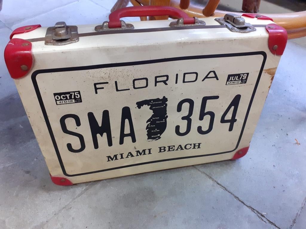 USA Florida Miami: koffer, valies - Retro Vintage, Enlèvement ou Envoi