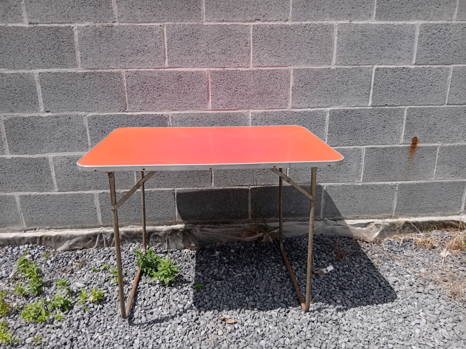 ancienne table de camping, Caravanes & Camping, Enlèvement, Utilisé, Table de camping