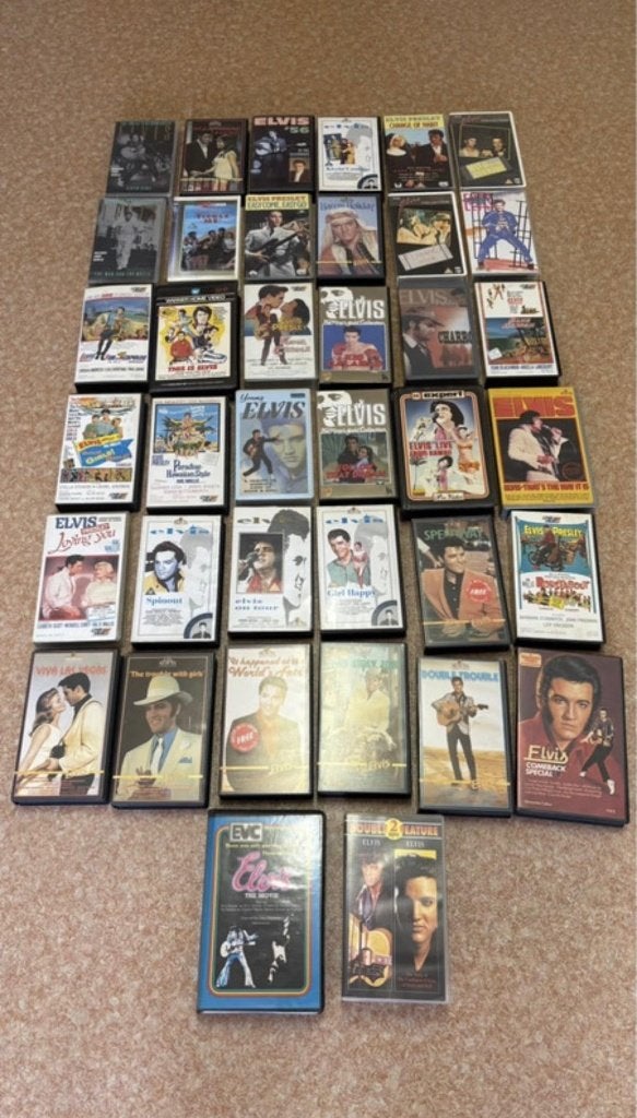 Collectie elvis presley video banden origineel, Hobby en Vrije tijd, Ophalen of Verzenden, Gebruikt
