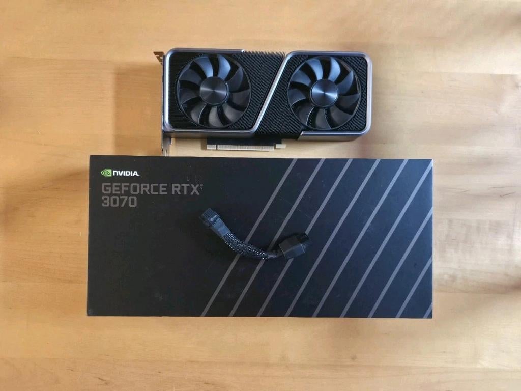 RTX 3070 Founders edition, Ophalen of Verzenden, Zo goed als nieuw, Nvidia