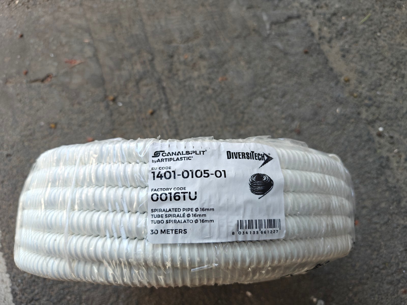 Tuyau d'évacuation condensat flexible diamètre 16 lg20m, Enlèvement ou Envoi