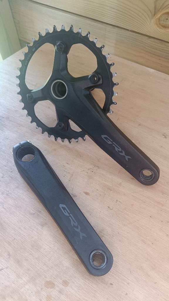GRX RX610 crank, Fietsen en Brommers, Fietsonderdelen, Crankstel of Pedalen, Gebruikt, Ophalen of Verzenden, Gravelbike