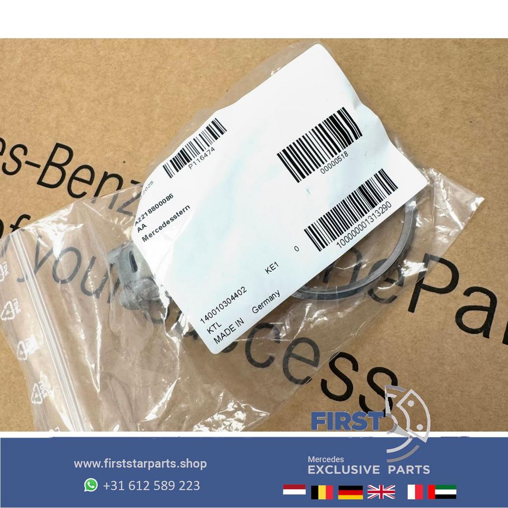 MERCEDES MOTORKAP STER EMBLEEM CHROOM LOGO W205 W213 W253 W4, Utilisé, -, -, Enlèvement ou Envoi