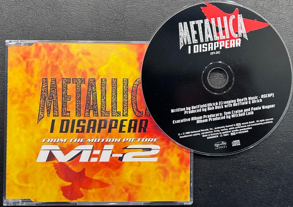 METALLICA - I disappear ( non-album single CD ), Verzenden, Zo goed als nieuw
