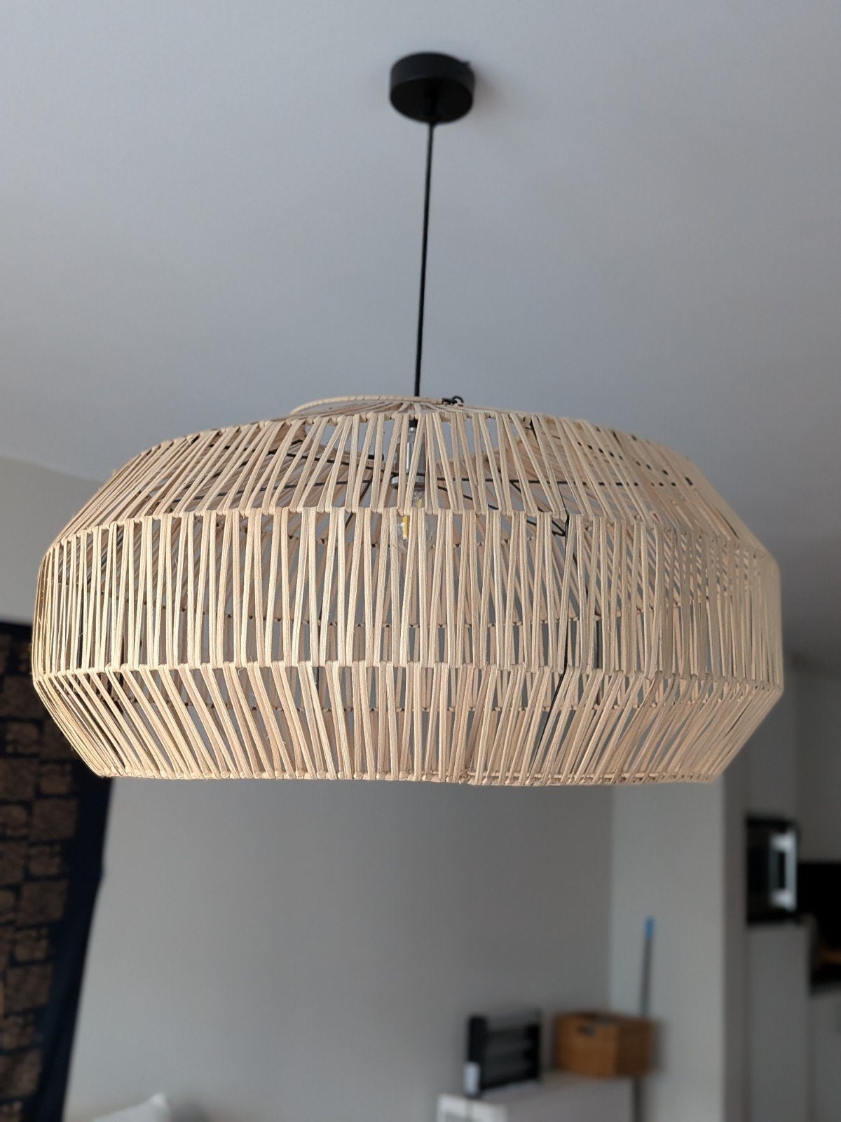 luster, Huis en Inrichting, Ophalen, Zo goed als nieuw, Natuurlijk materiaal, Landelijk