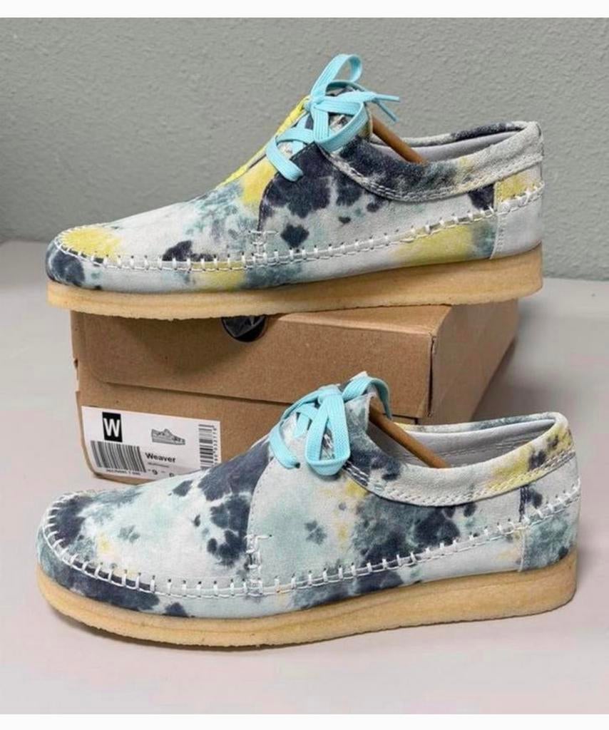 Mens Clarks Originals WEAVER Multicolour Suede ZELDZAAM 43, Kleding | Heren, Schoenen, Overige kleuren, Nieuw, Ophalen of Verzenden