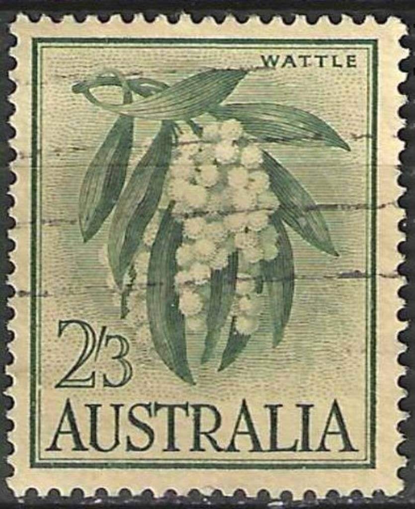 Australie 1959/1961 - Yvert 258 - Mimosa (ST), Timbres & Monnaies, Timbres | Océanie, Envoi, Affranchi