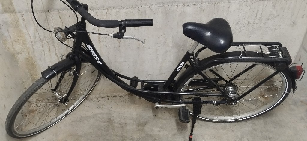 damesfiets, Fietsen en Brommers, Fietsen | Dames | Damesfietsen, Gebruikt, Velgrem, Versnellingen, 56 cm of meer
