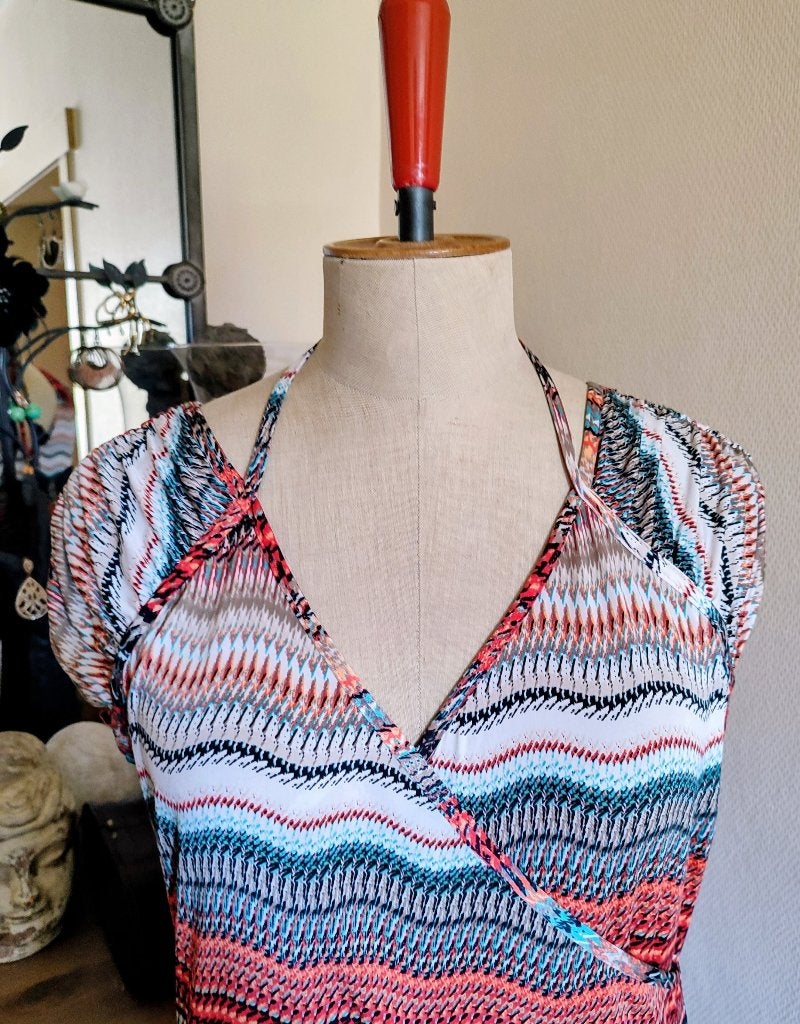 Robe D.T.C. Collection, beau modèle. Taille 44, Vêtements | Femmes, Taille 42/44 (L), Enlèvement ou Envoi, Multicolore, Porté