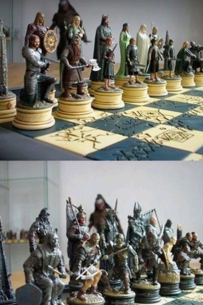 Lord of the Rings Chess Collection, Ophalen of Verzenden, Zo goed als nieuw, Overige typen