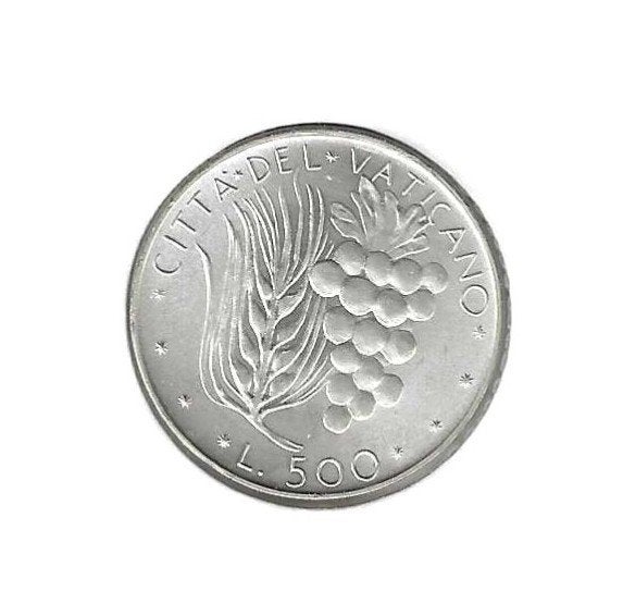 Vaticaan, 500 Lire 1973., Postzegels en Munten, Munten | Europa | Niet-Euromunten, Ophalen of Verzenden, Overige landen, Losse munt