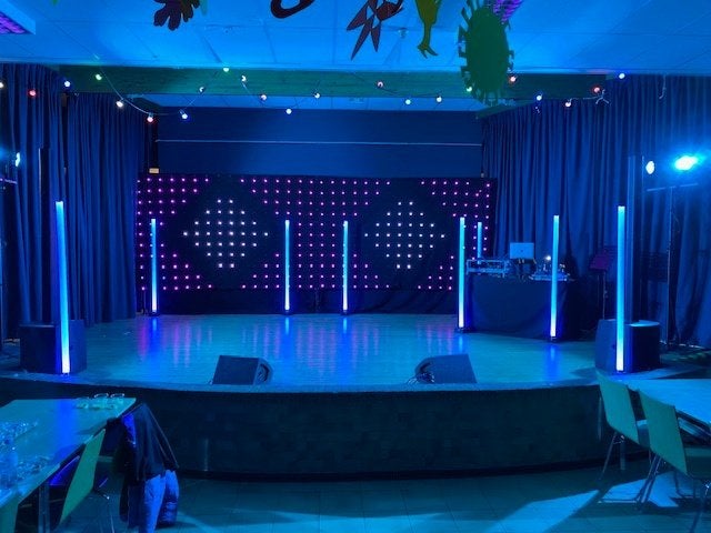 2 x Animatie led doek, Muziek en Instrumenten, Ophalen, Zo goed als nieuw