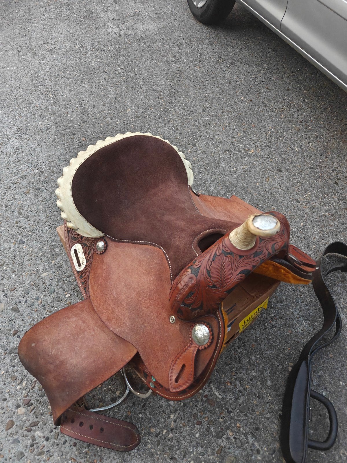 Western zadel en spullen, Enlèvement, Western