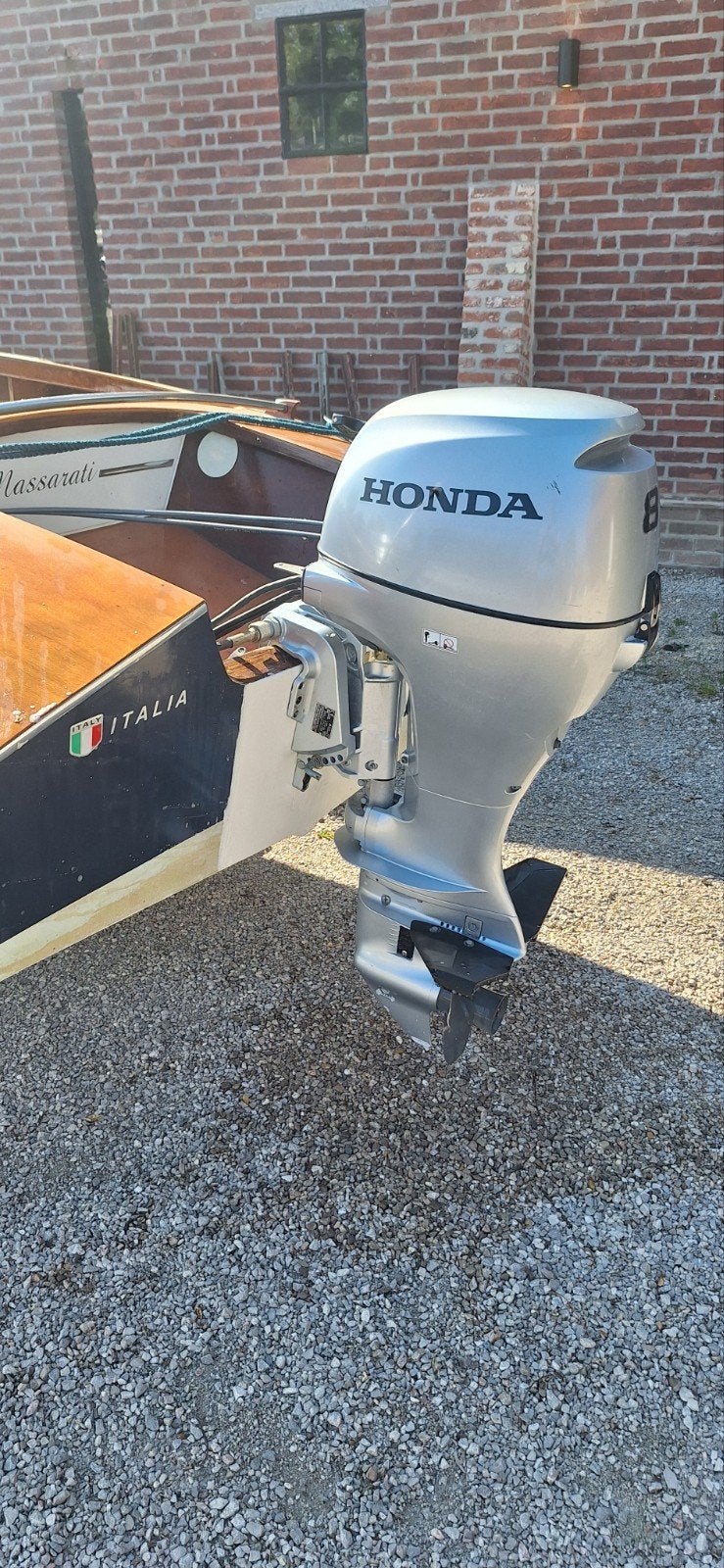 Honda 8pk langstaart, Watersport en Boten, Ophalen, Gebruikt, 5 tot 10 pk, Buitenboordmotor
