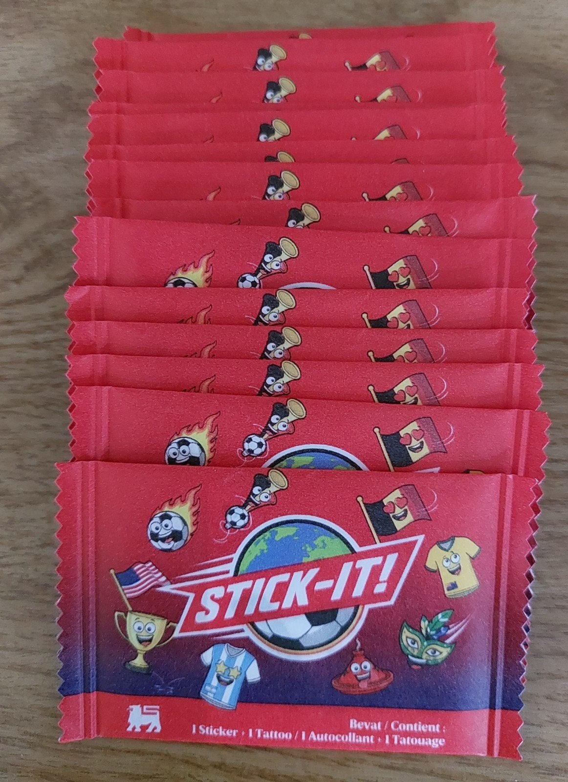 15 pakjes stick-it delhaize., Enfants & Bébés, Accessoires de mode pour enfants, Enlèvement ou Envoi, Neuf, Delhaize