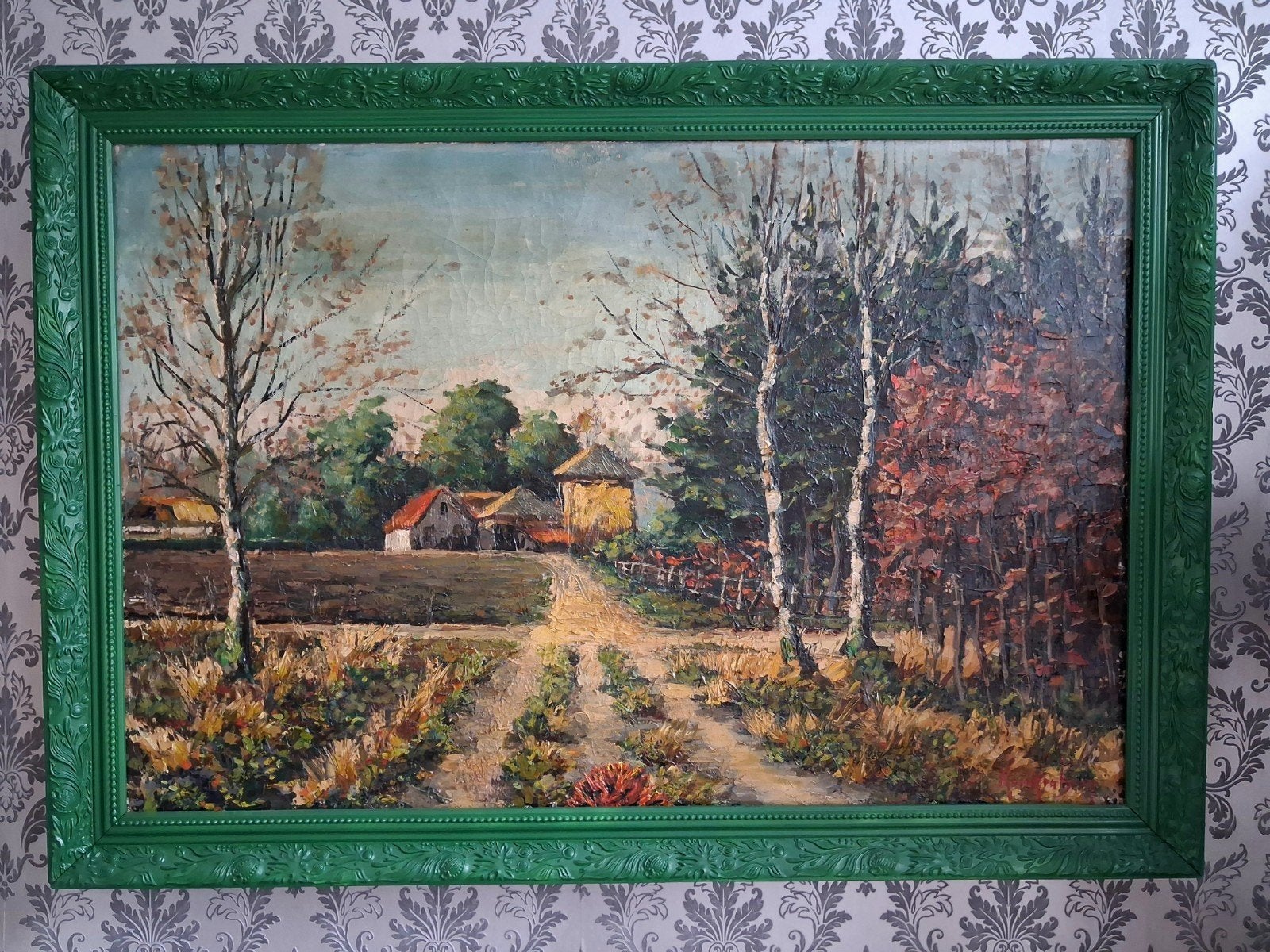 Peinture # Paysage de ferme, Enlèvement