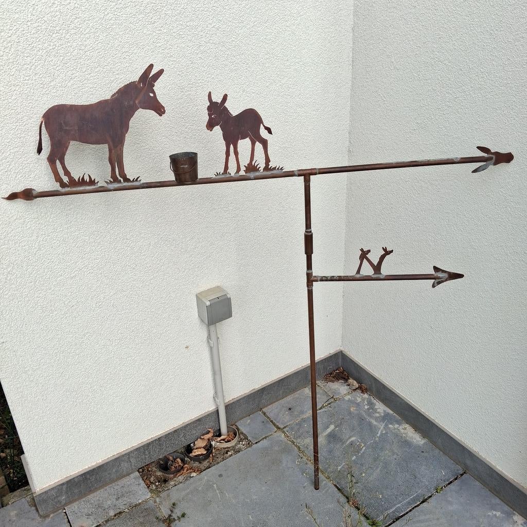 Vintage koperen windhaan, Tuin en Terras, Ophalen of Verzenden