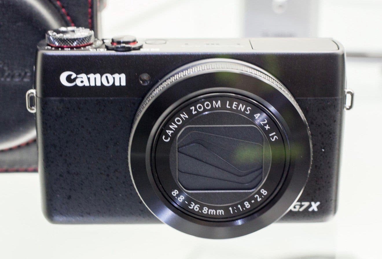 Canon PowerShot G7 X Mark I • 2 batteries • Housse, Enlèvement, Utilisé, Canon