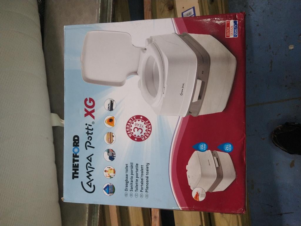 Nieuw campingtoilet Thetford Porta Potti– ongebruikt in doos, Ophalen