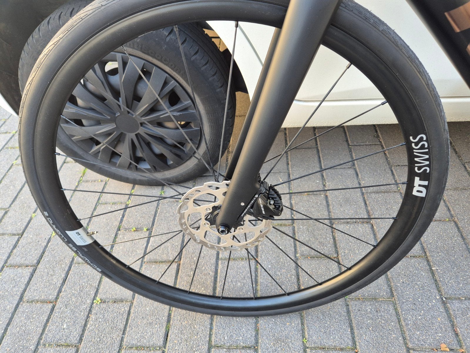 trek domane sl5 gen 3 satin black maat 56 zo goed als nieuw., Fietsen en Brommers, Ophalen, Carbon