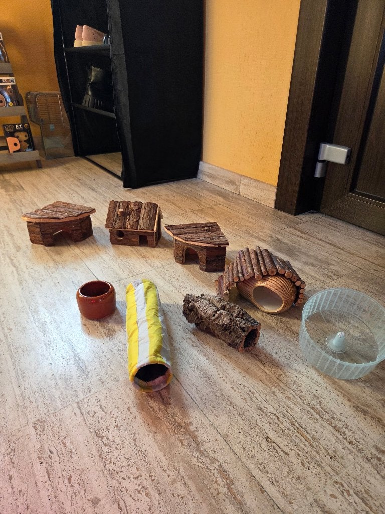 Set accessoires voor hamsters of muizen, Kooi, Hamster, Ophalen, Minder dan 60 cm