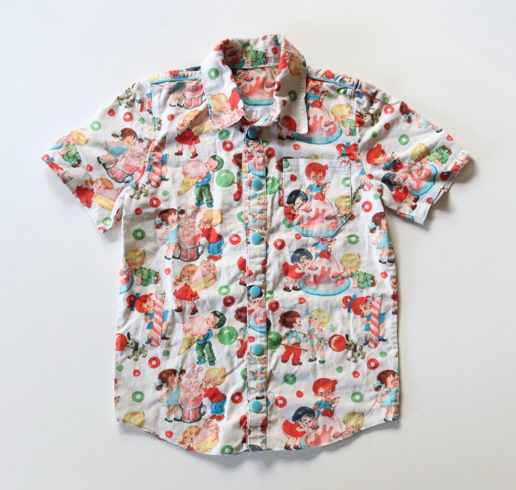 Retro hemdje - Made with love by Sofie, Ophalen of Verzenden