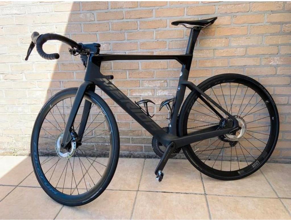 Merida Reacto Carbon - L + powermeter, Enlèvement, Comme neuf, Carbone