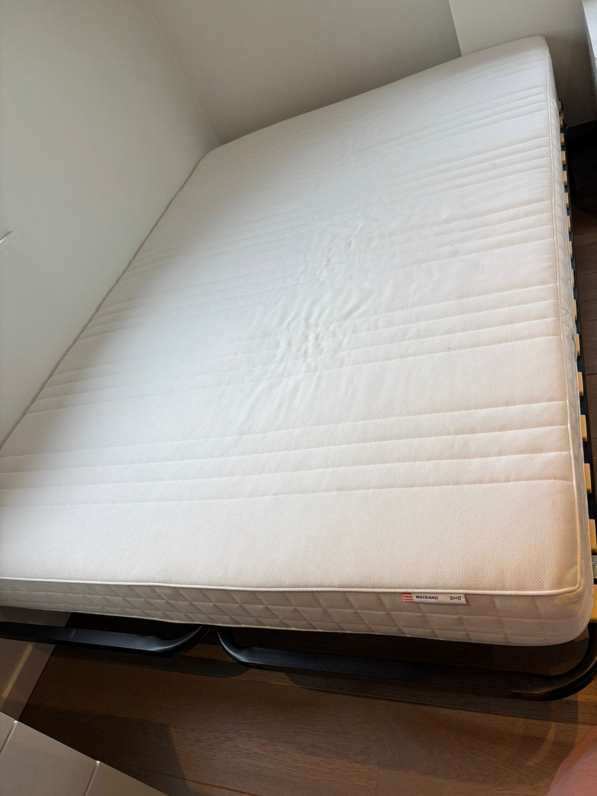 Matelas IKEA MATRAND avec mousse viscoélastique, Maison & Meubles, Matelas, Enlèvement, 200 cm, Deux personnes