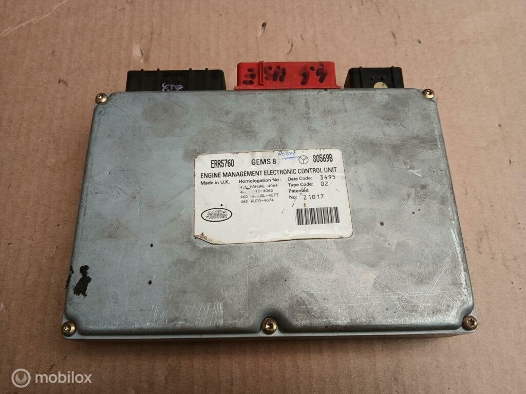 Motor ECU Range Rover P38 V8 4.0 4.6 ERR5760 Module GEMS, Autos : Pièces & Accessoires, Électronique & Câbles, Land Rover, Utilisé