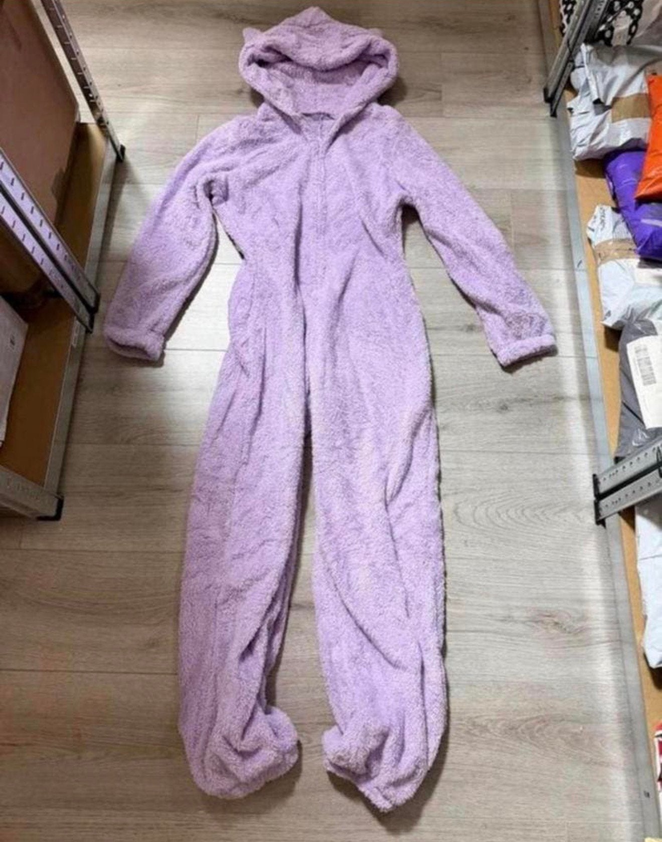 Combinaison Onesie Wanzie Homesuit Pyjama polaire taille S-M, Enlèvement ou Envoi, Neuf, Taille 36 (S), Violet