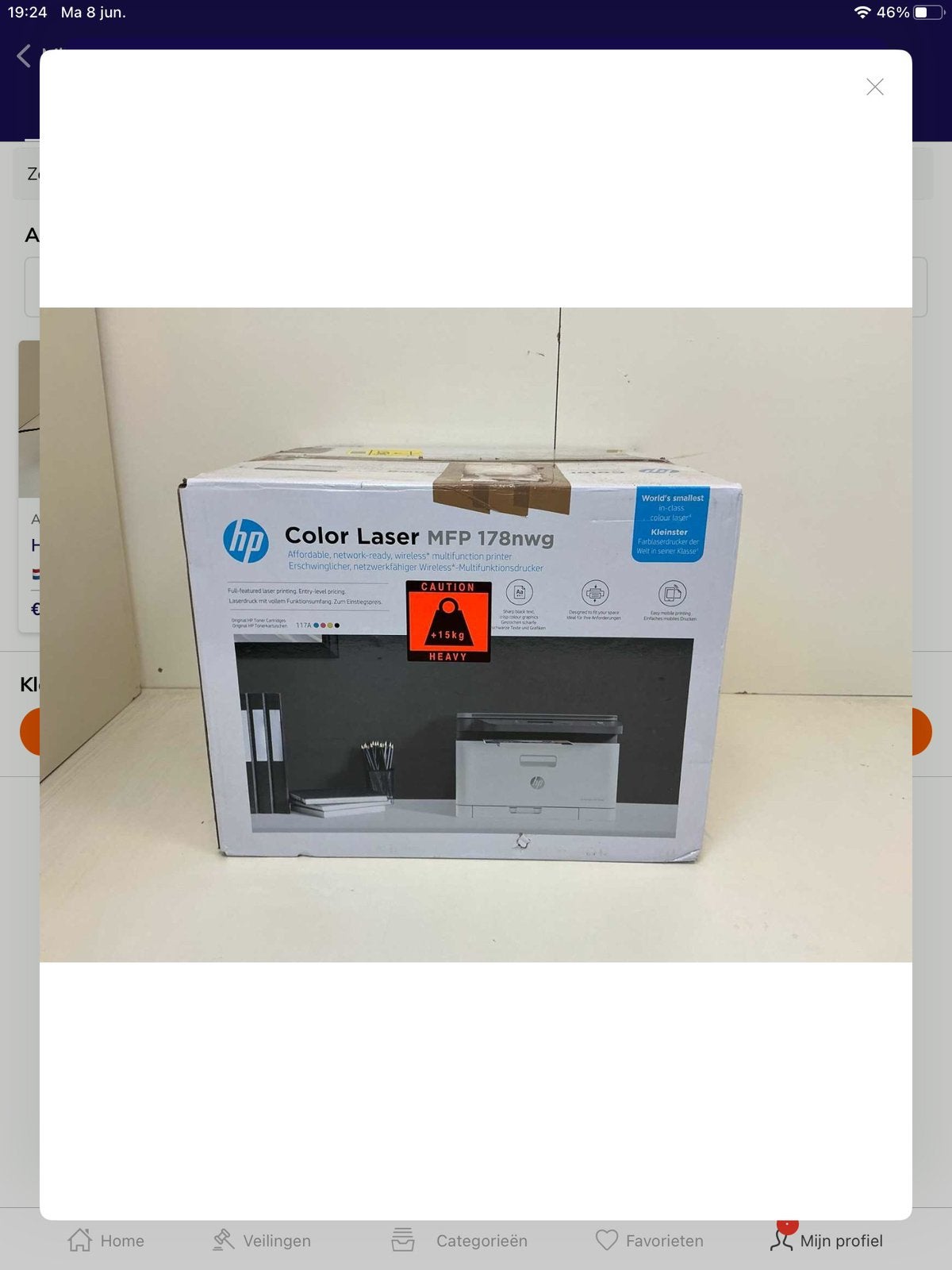 Hp color laser mfp 178 nwg, Ophalen, Nieuw, Toner