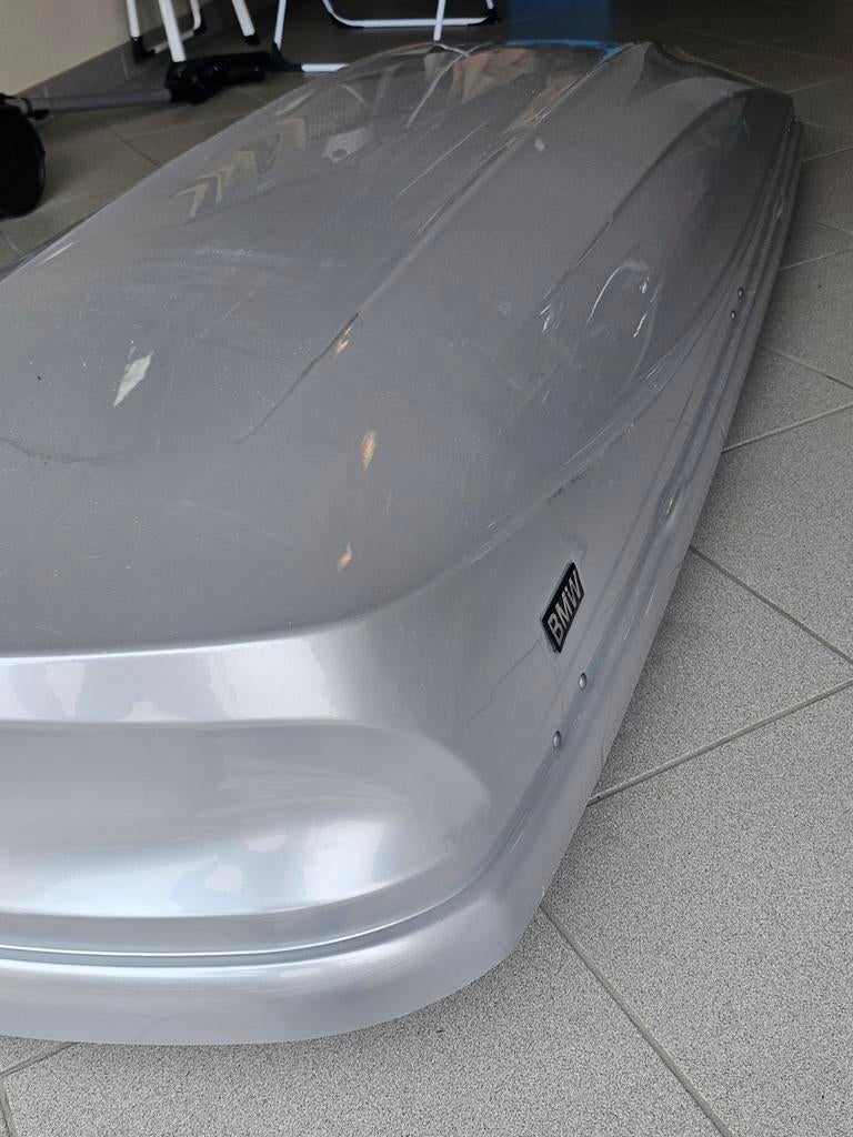 Dakkoffer XXL & Skibox voor BMW X5 met Norauto relingdragers, Ophalen