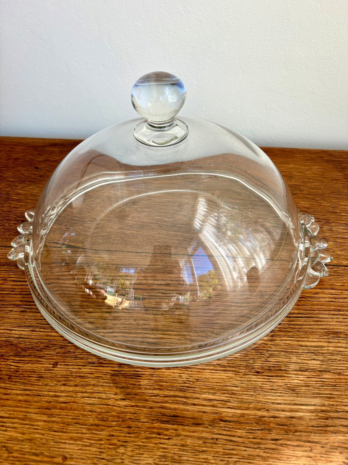 Glaze stolp met onderschaal, Ophalen, Set, Zo goed als nieuw, 29 cm