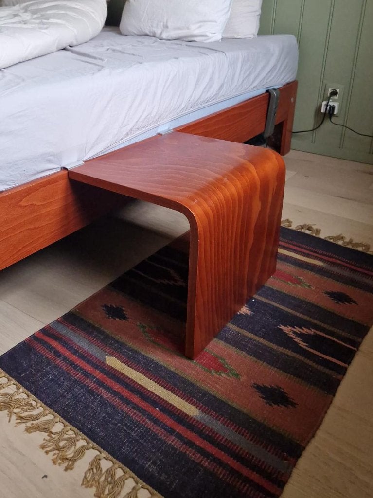 Auping 1 bijzettafeltje/nachtkastje Auronde 32,5 cm hoog, Ophalen, Zo goed als nieuw, Auping