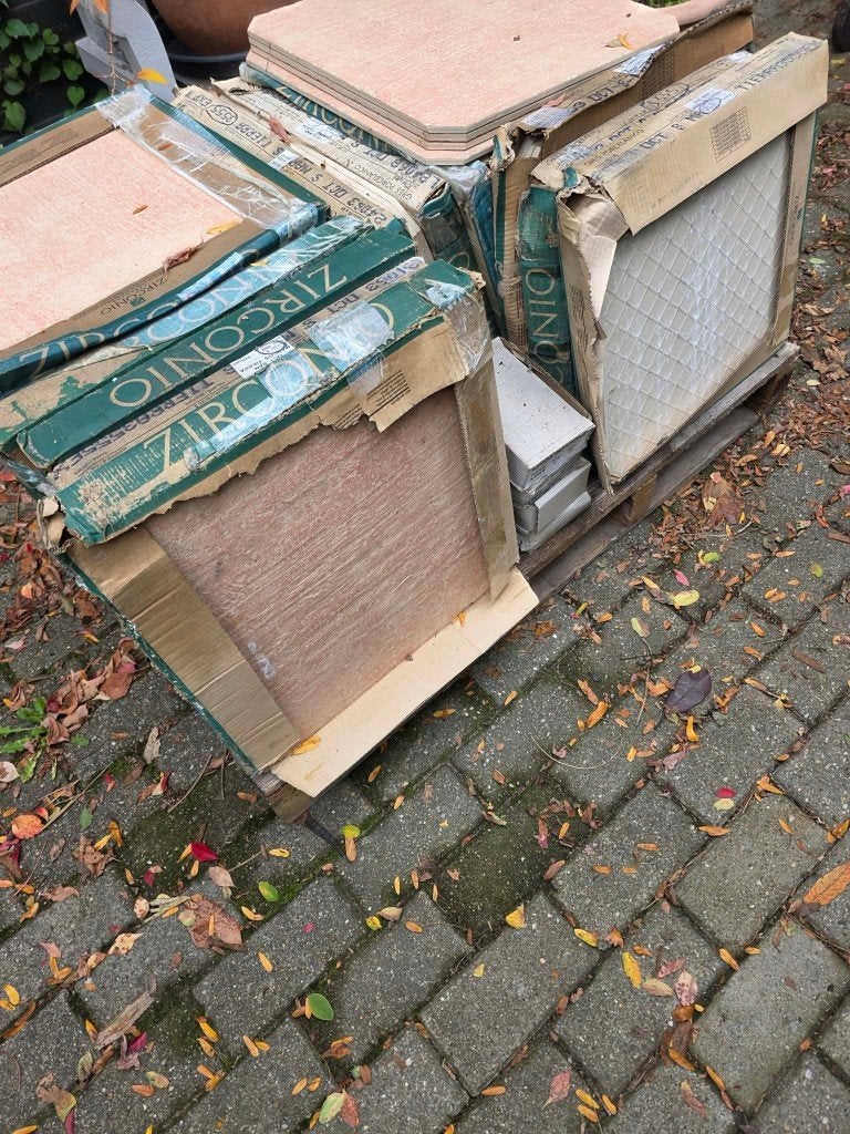 30 m² keramische vloertegels - koopje!, Ophalen, Vloertegels