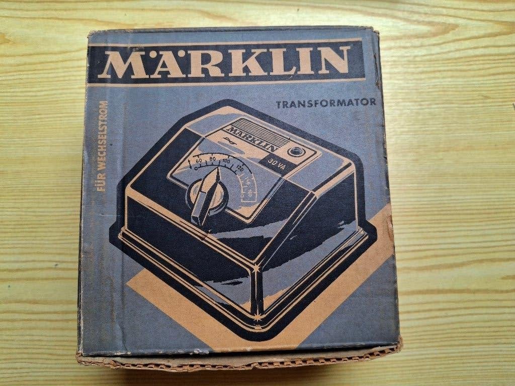 Transformateur/variateur 30 VA — Märklin 6117, Analogique, Courant alternatif, Utilisé, Märklin