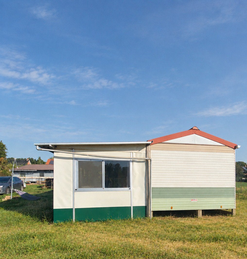 Stacaravan met voortent, Caravans en Kamperen, Particulier, Douche, Tot en met 2