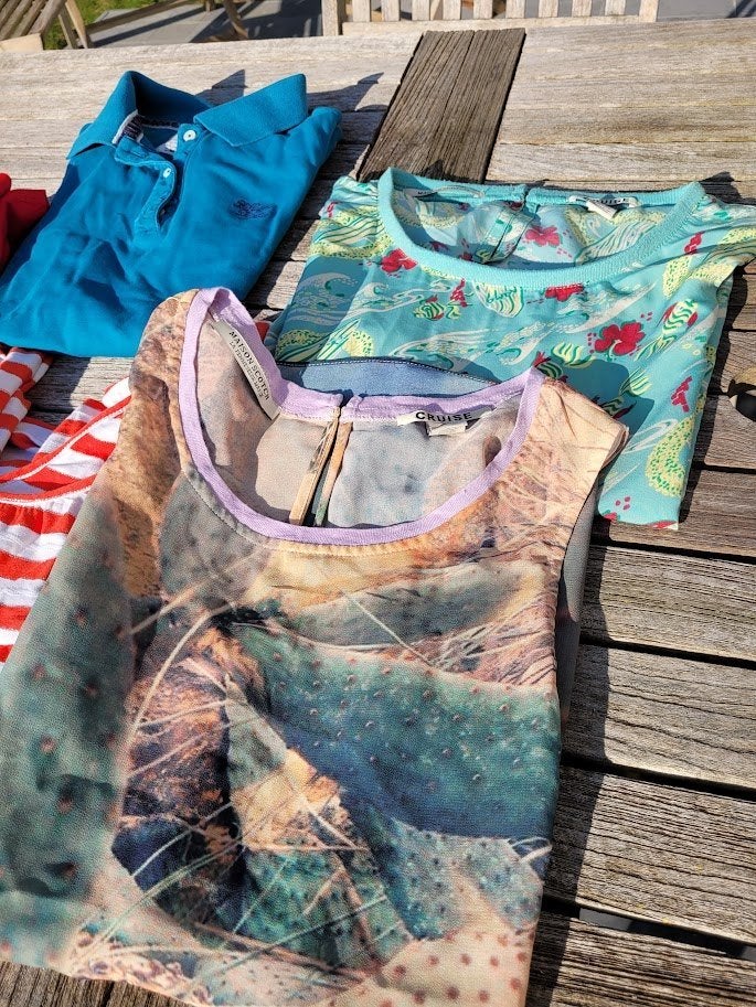 4x t shirt /top  small, Kleding | Dames, Tommy hilfiger, Blauw, Ophalen of Verzenden, Zo goed als nieuw