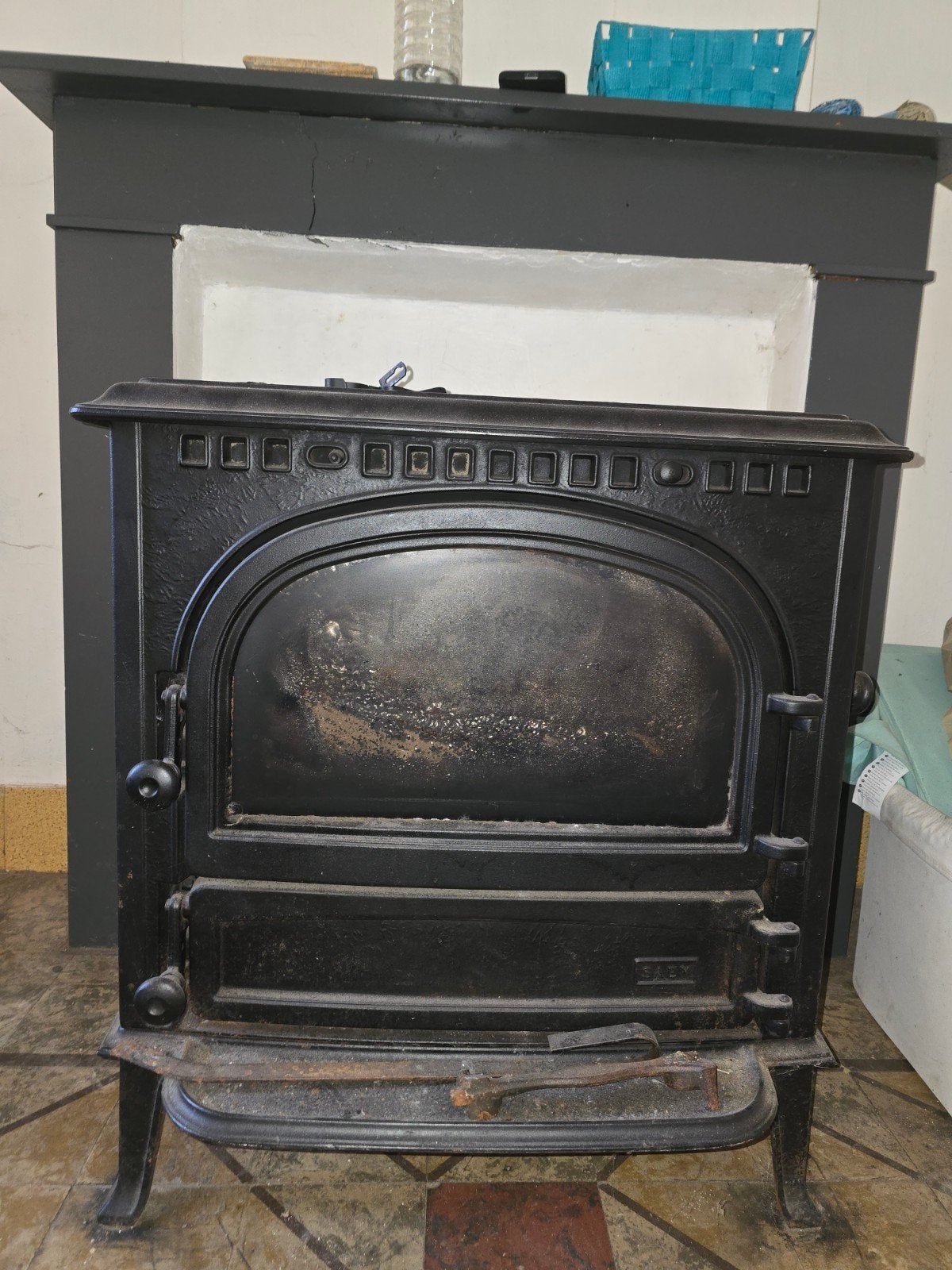 Poêle de type SAEY 92, Huis en Inrichting, Ophalen