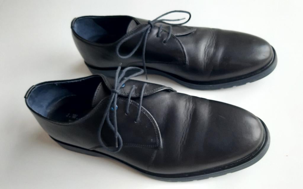 Chaussures J.W. BROWN, Chaussures à lacets, Enlèvement, Porté, Noir