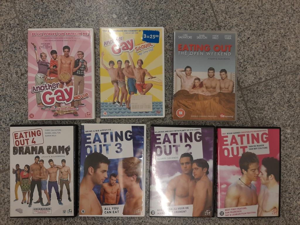 Gay thema  volledige reeks Another Gay Movie  Eating Out, Ophalen of Verzenden