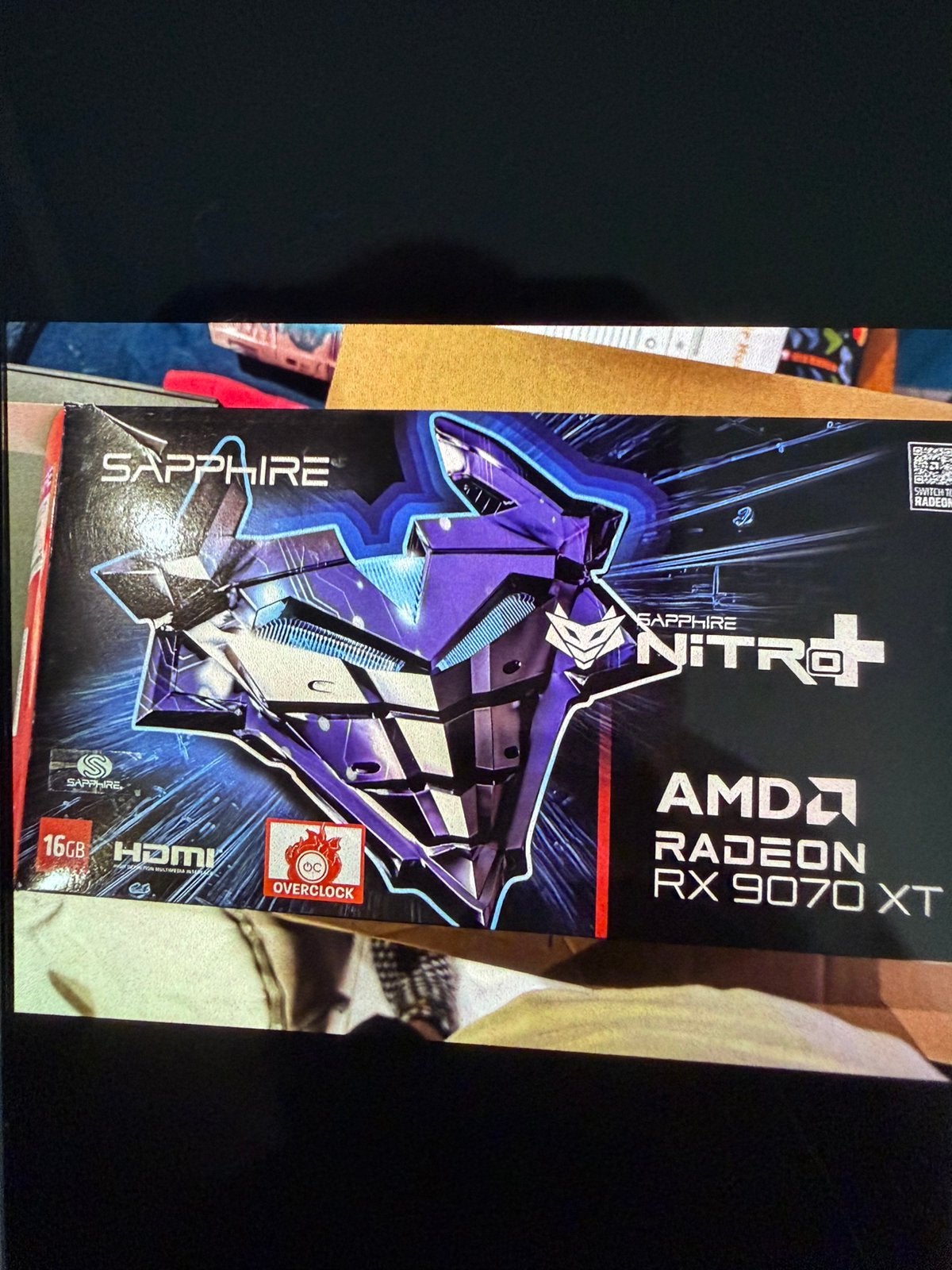 RX 9070 XT sapphire nitro + te koop, Ophalen of Verzenden, Zo goed als nieuw
