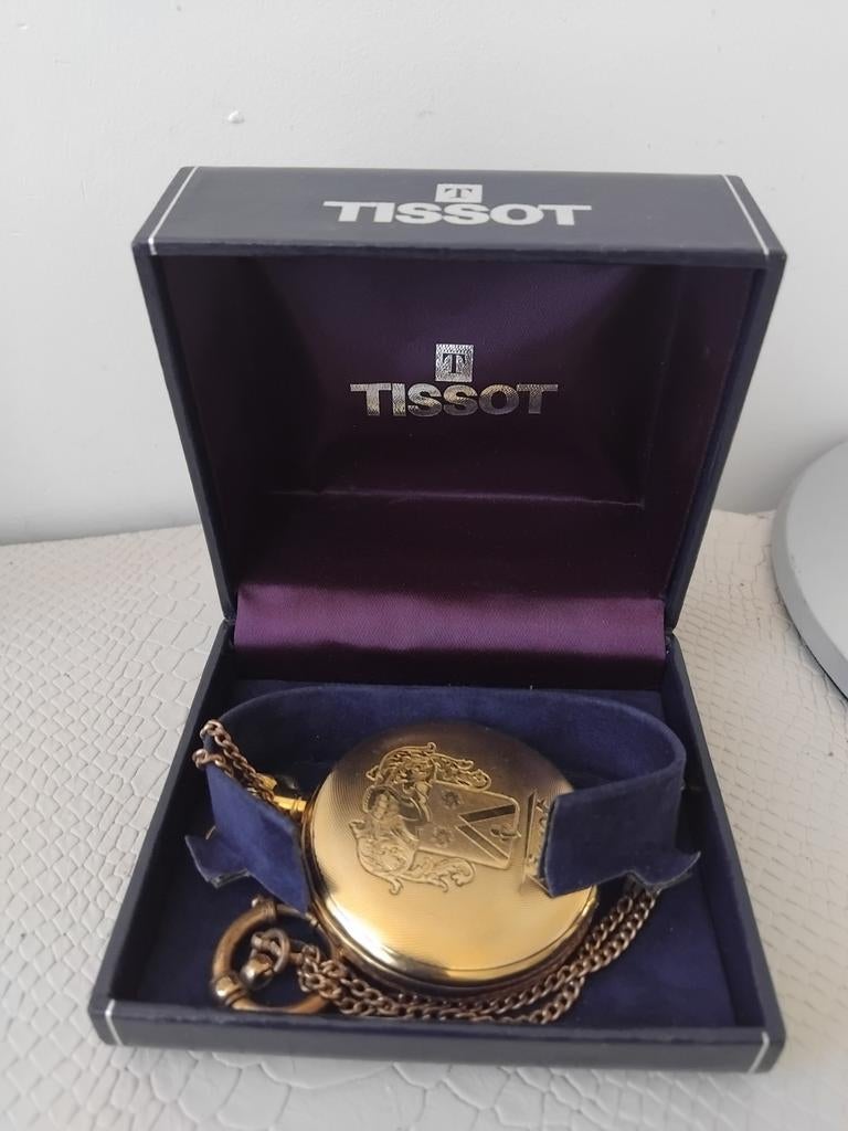 Montre de poche Tissot/Savonette, Collections, Collections Autre, Enlèvement ou Envoi