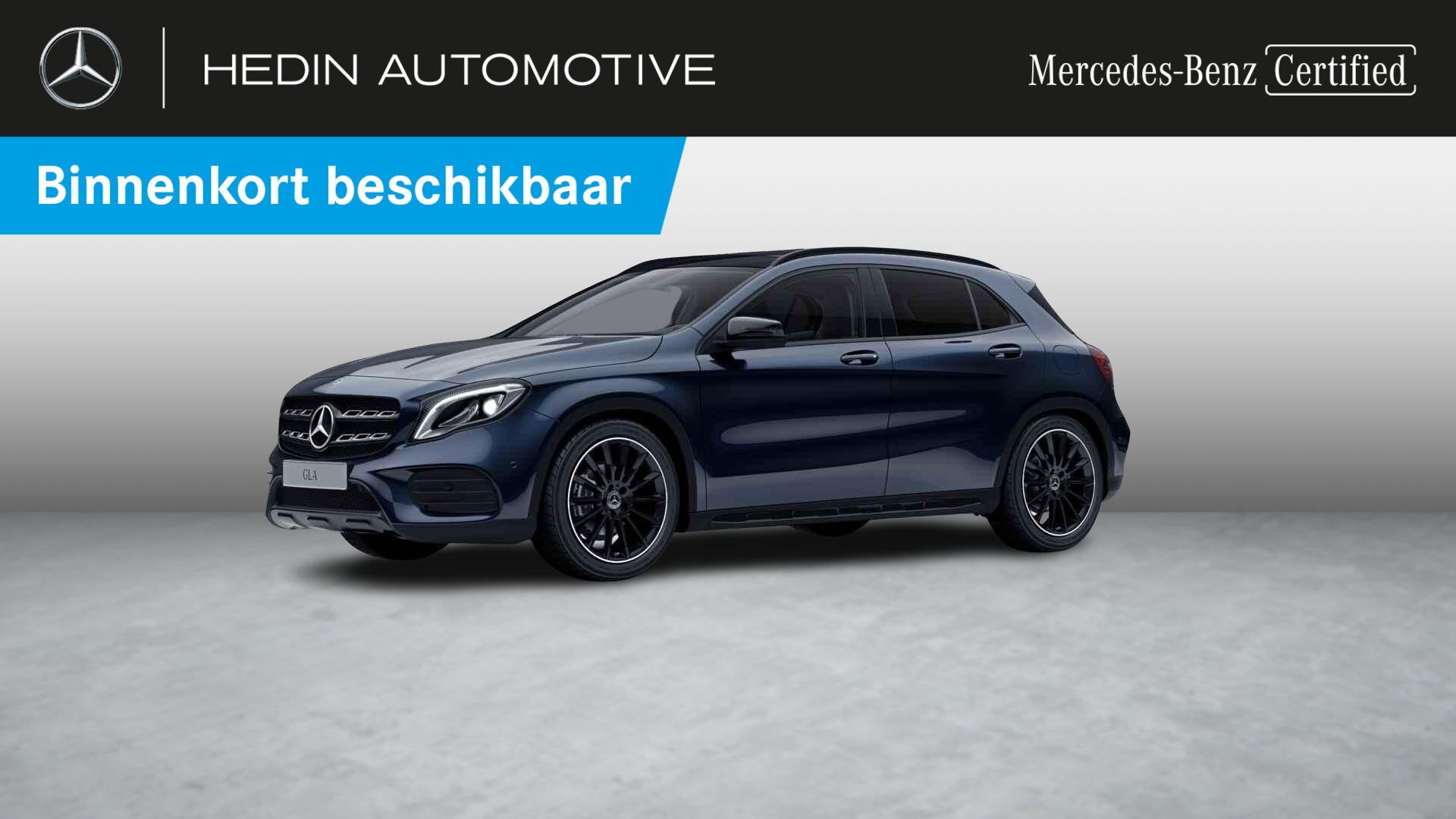 Mercedes-Benz GLA-Klasse 180 AMG Line | Trekhaak | Panoramis, Autos, Achat, Entreprise, Noir, 5 portes