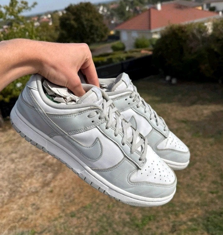Nike Dunk Low Grey Fog – Taille 45 (US 11) – Très bon état, Kleding | Heren, Wit, Nike, Ophalen of Verzenden, Gespschoenen