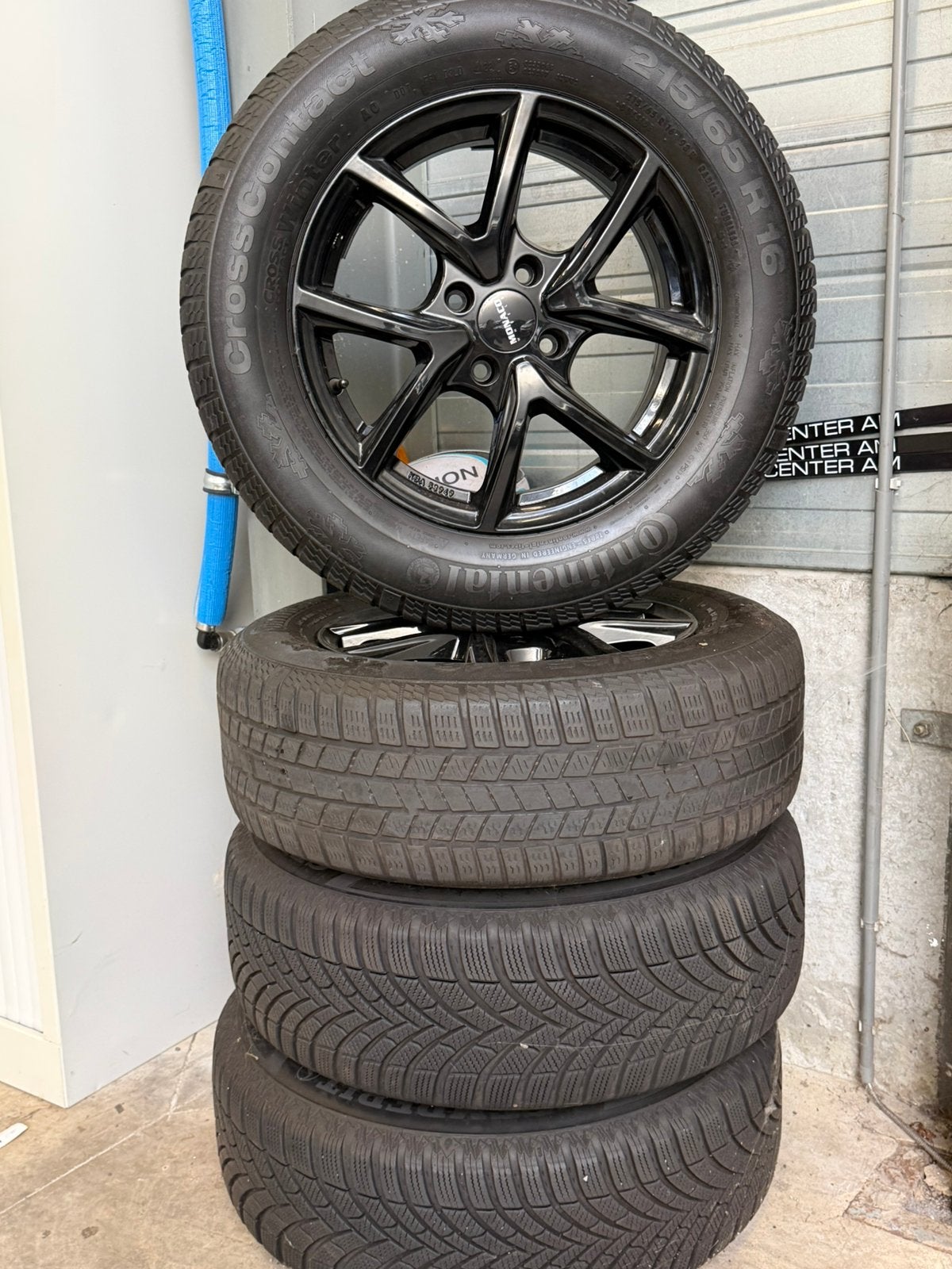 Banden en Velgen 215 / 65 / 16, Ophalen, 16 inch, Banden en Velgen, Winterbanden