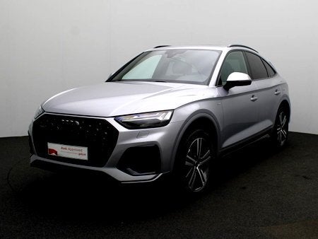Audi Q5 Sportback PHEV 50 TFSIe Quattro S line S tronic (220, Auto's, 42 g/km, Q5, SUV of Terreinwagen, Zilver of Grijs
